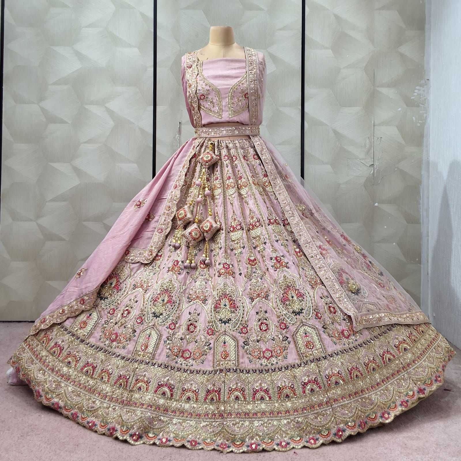Ynf Tissue KESH530 DURGAVATI Lehengas Wholesale Designer Lehenga Celebrity Lehenga Wedding Lehenga Manufacturer