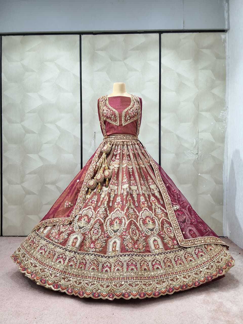 Ynf Tissue KESH530 DURGAVATI Lehengas Wholesale Designer Lehenga Fancy Lehenga Traditional Lehenga Manufacturer