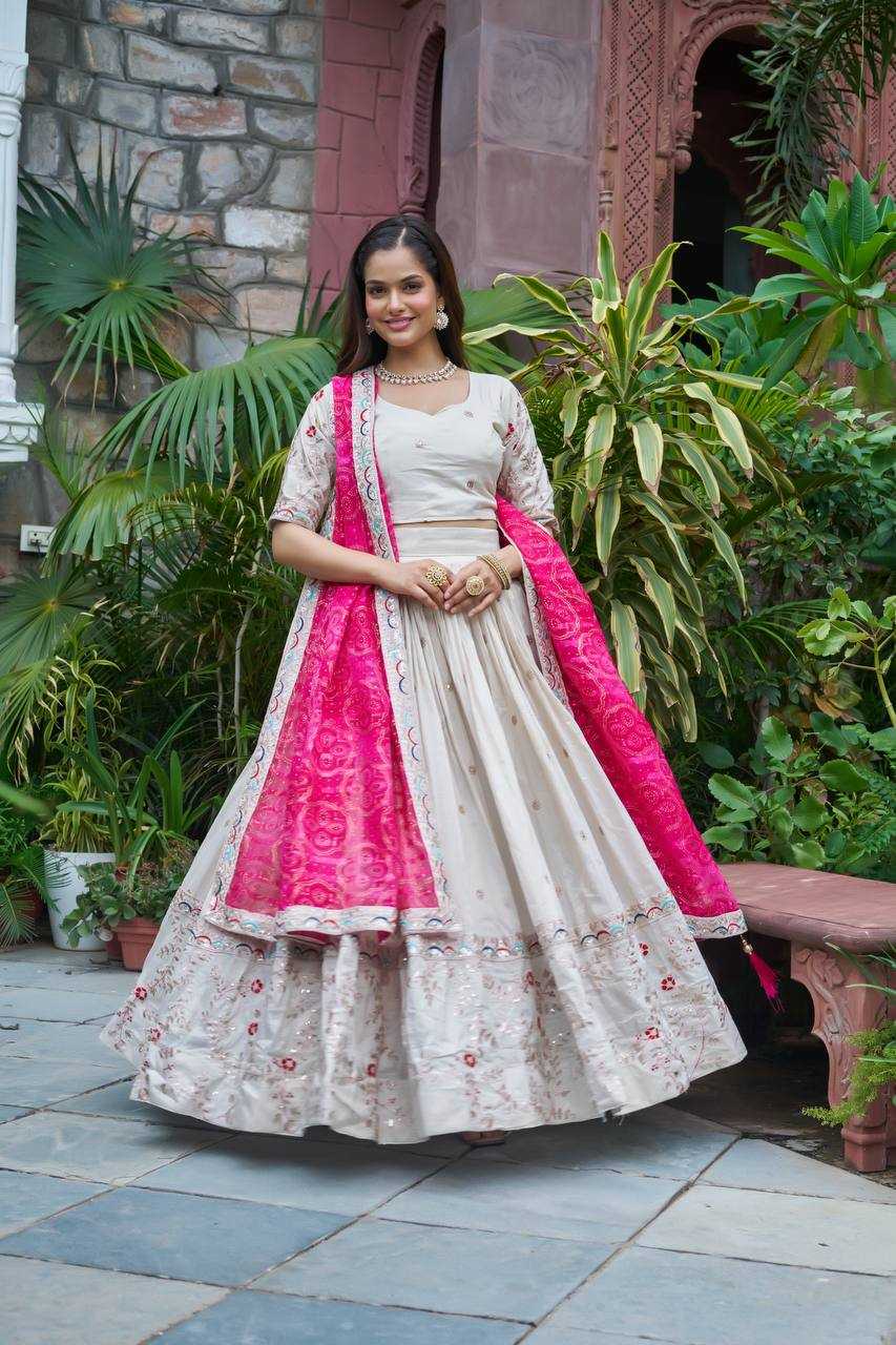 Ynf Tissue Silk KESH498 145 Lehengas Wholesale Fancy Lehenga Traditional Lehenga Embroidered Lehenga Manufacturer