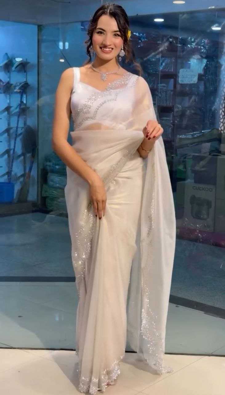 Ynf Twill Net RIN216 miral Sarees Festive Collections Wholesale Net Sarees Cutwork Saree Sarees With Blouse Manufacturer