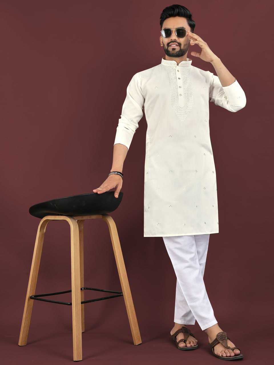 Ynf Viscose KESH620 Angrakha Mens Wear Festive Collections Wholesale Mens Kurta Pyjama Silk Kurta Diwali Collections Manufacturer