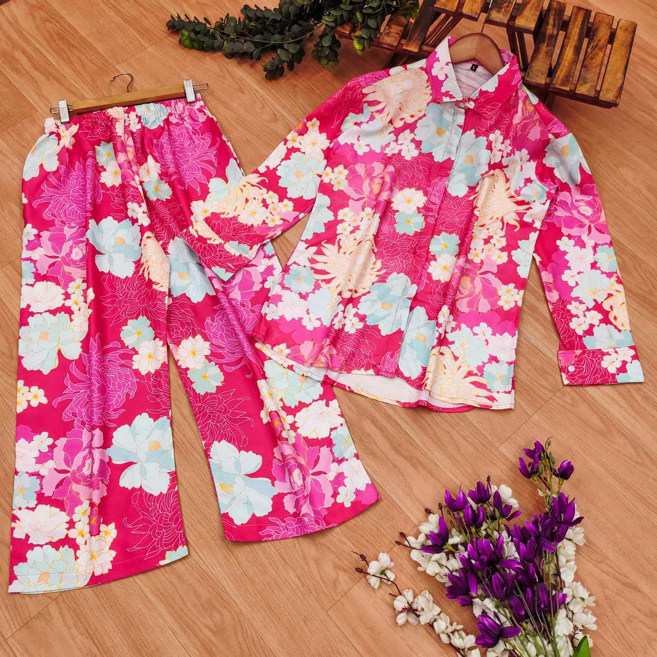 YNF COTTON REYON RIN153 7205 WESTERN WEAR WHOLESALE CO-ORD SET MANUFACTURER