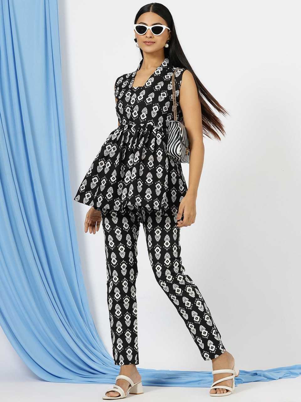 YNF COTTON REYON RIN153 7224 WESTERN WEAR WHOLESALE CO-ORD SET MANUFACTURER