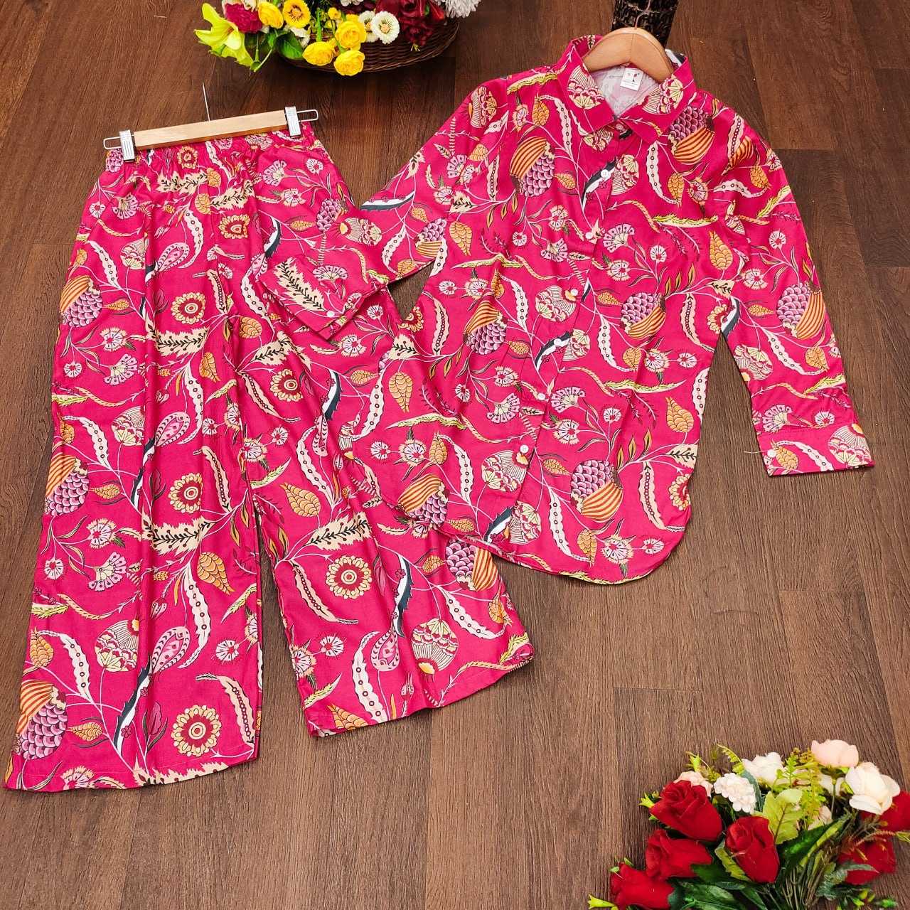 YNF COTTON RIN153 7316 WESTERN WEAR WHOLESALE CO-ORD SET MANUFACTURER