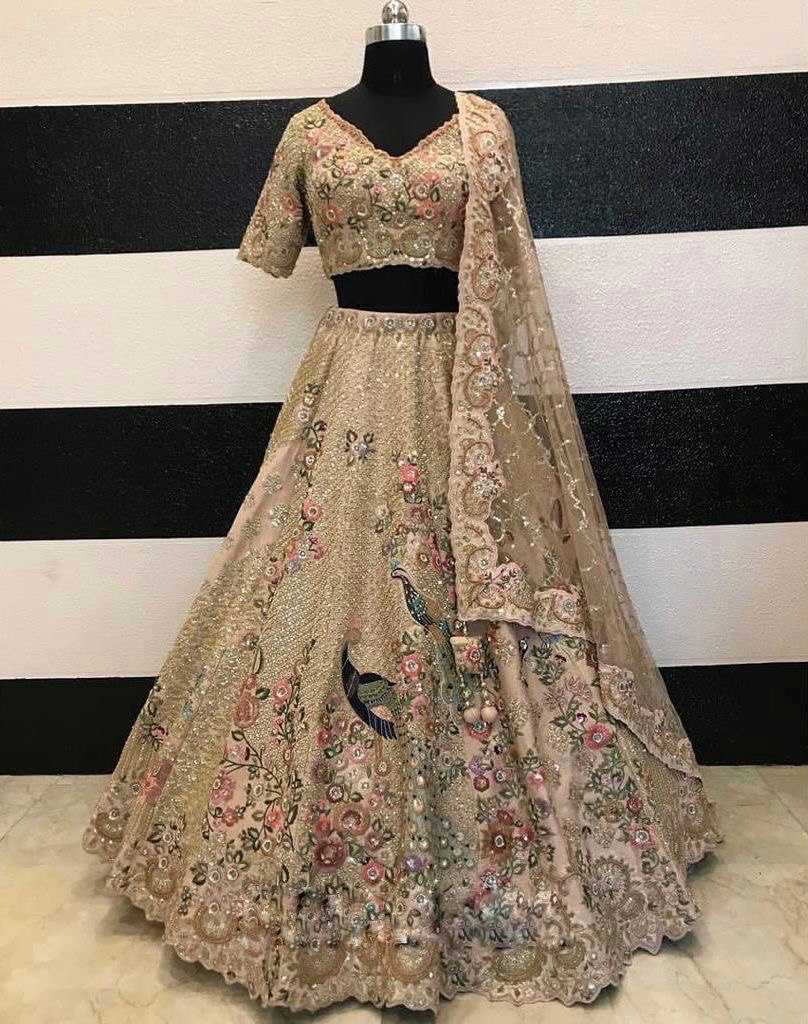 YNF JAPAN SARTIN RIN108 1428 LEHENGAS WHOLESALE DESIGNER BRIDAL WEDDING LEHENGAS MANUFACTURER