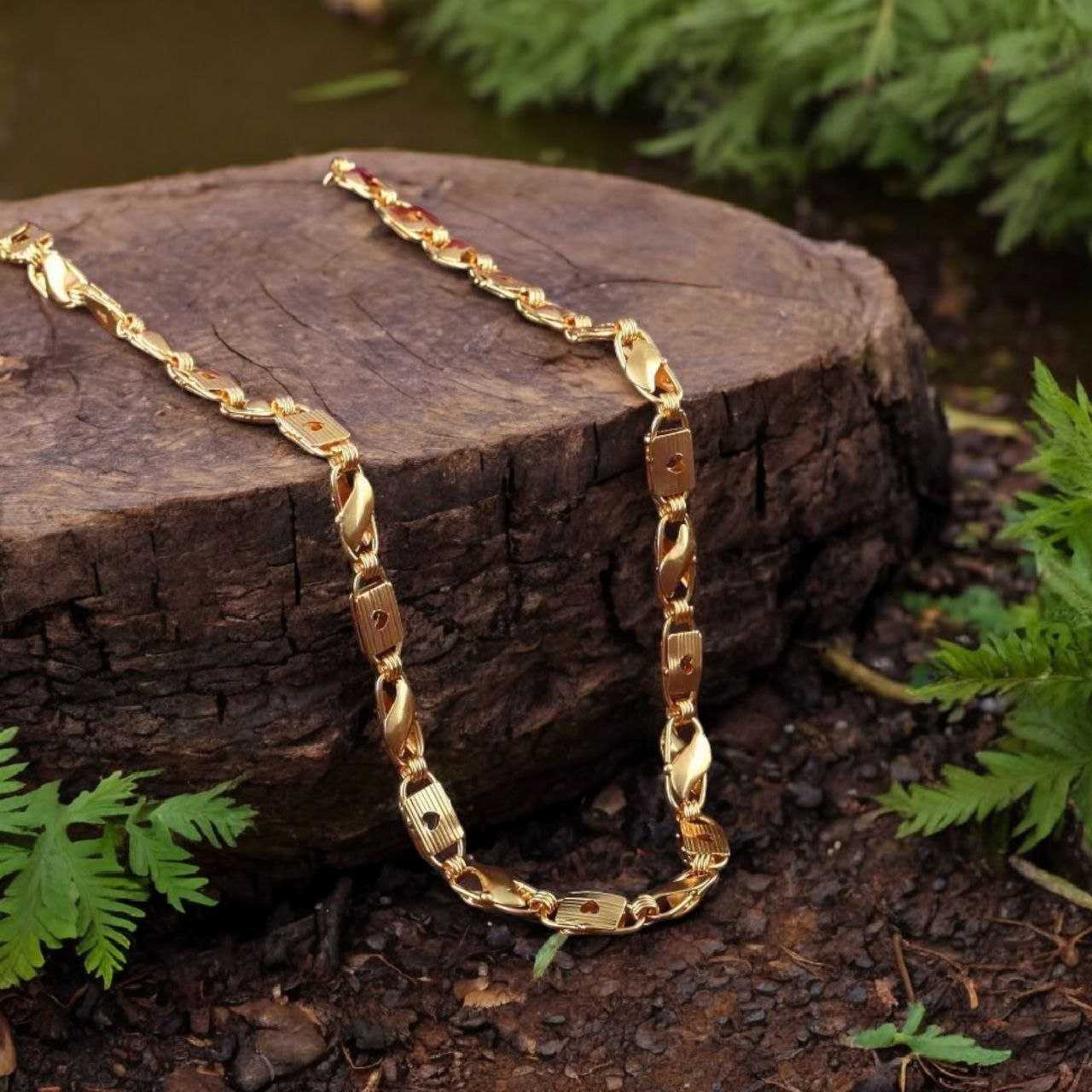 YNF BRASS KESH191 KAC173 MENSJEWELLERY WHOLESALE CHAINS MANUFACTURER