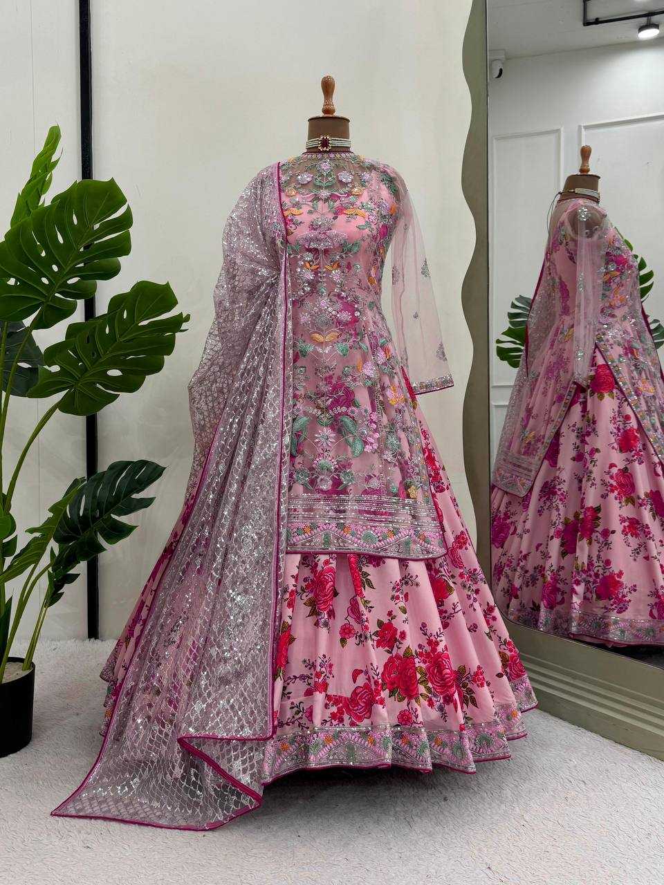 YNF BUTTERFLY NET RIN169 5754 GOWNS WHOLESALE PRINTED FANCY ANARKALI PARTY LONG WEDDIGN GOWNS  MANUFACTURER