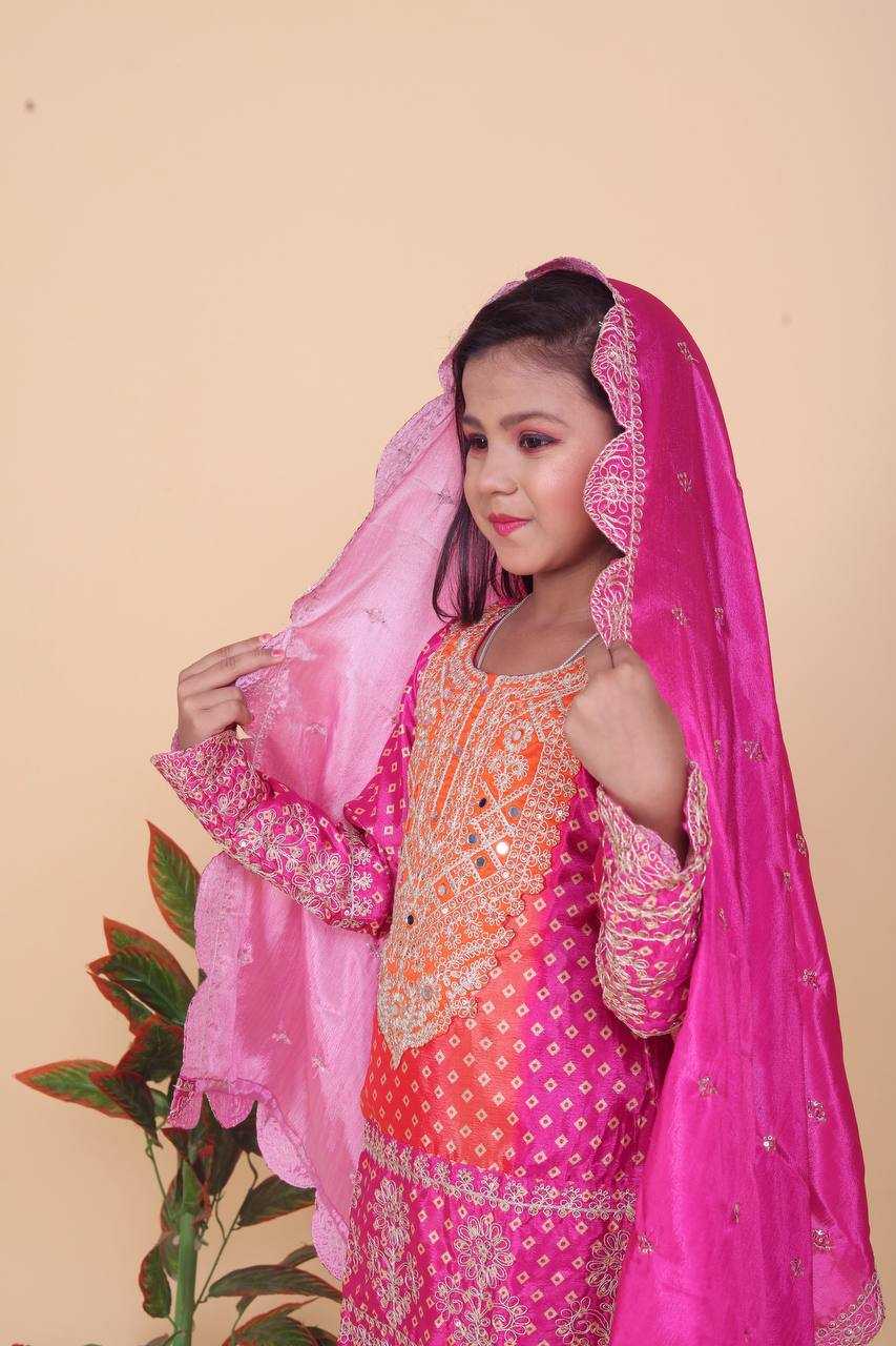 YNF CHANDERI SILK RIN154 186 KIDS WEAR WHOLESALE KIDS SUIT MANUFACTURER