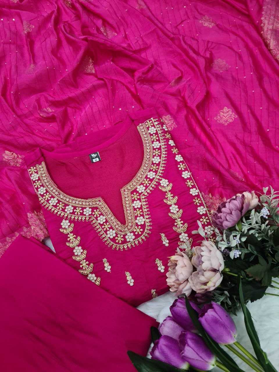 YNF CHANDERI SOFT RIN174 AKSHARA SUITS & DRESSES WHOLESALE LADIES LADIES SILK PARTY WEAR WEDDING CHANDERI SUITS MANUFACTURER