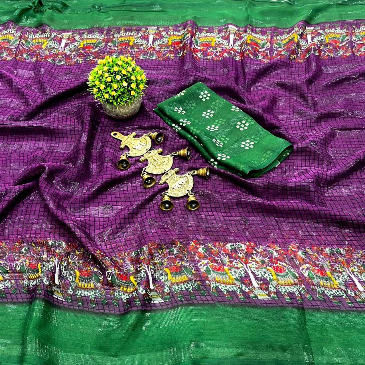 YNF CHIFFON RIN149 MKD109 SAREES WHOLESALE PRINTED CHIFFON ZARI BORDER SAREES MANUFACTURER