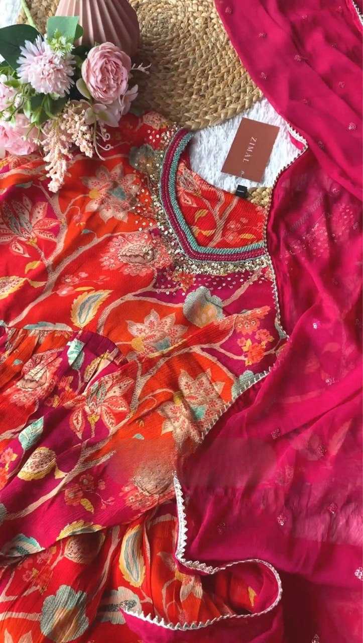  YNF CHINON RIN141 1733 SAREES WHOLESALE PRINTED EMBROIDERY LADIES SILK SUITS MANUFACTURER