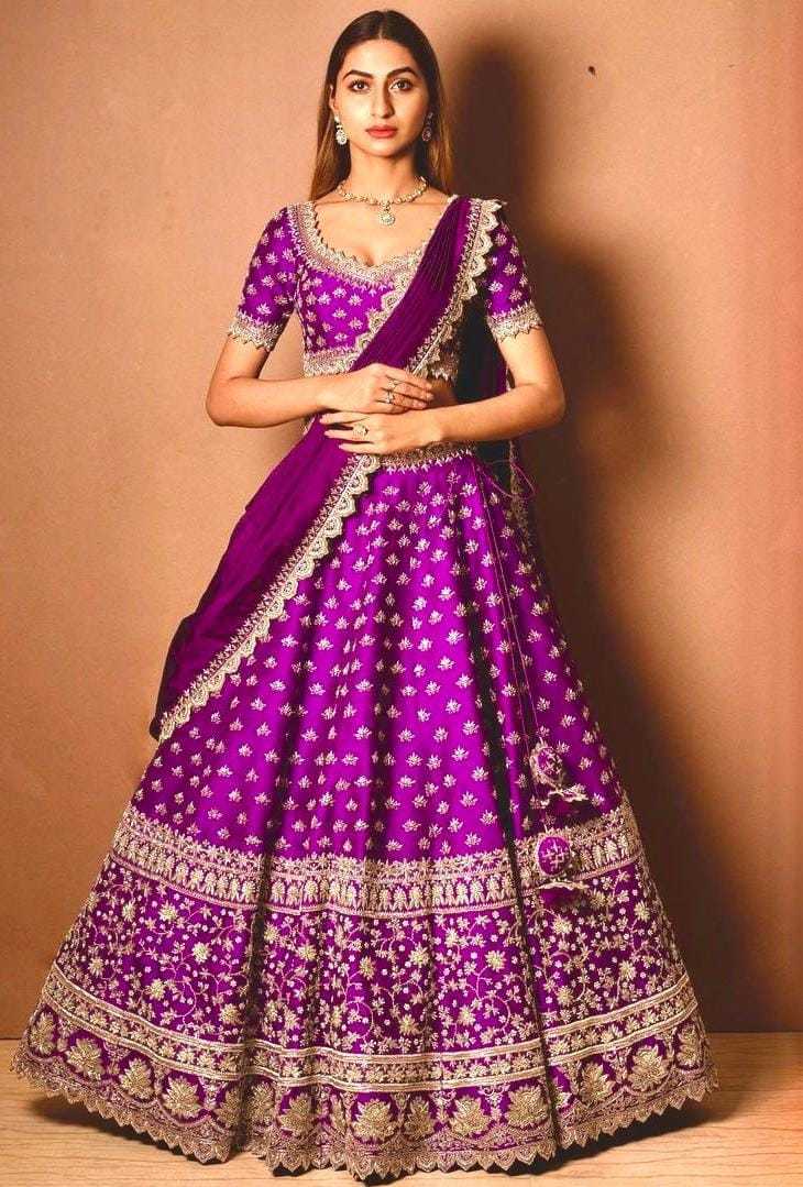 YNF CHINON SILK KESH108 5600 LEHENGAS WHOLESALE EMBROIDERED FANCY TRADITIONAL LEHENGAS MANUFACTURER