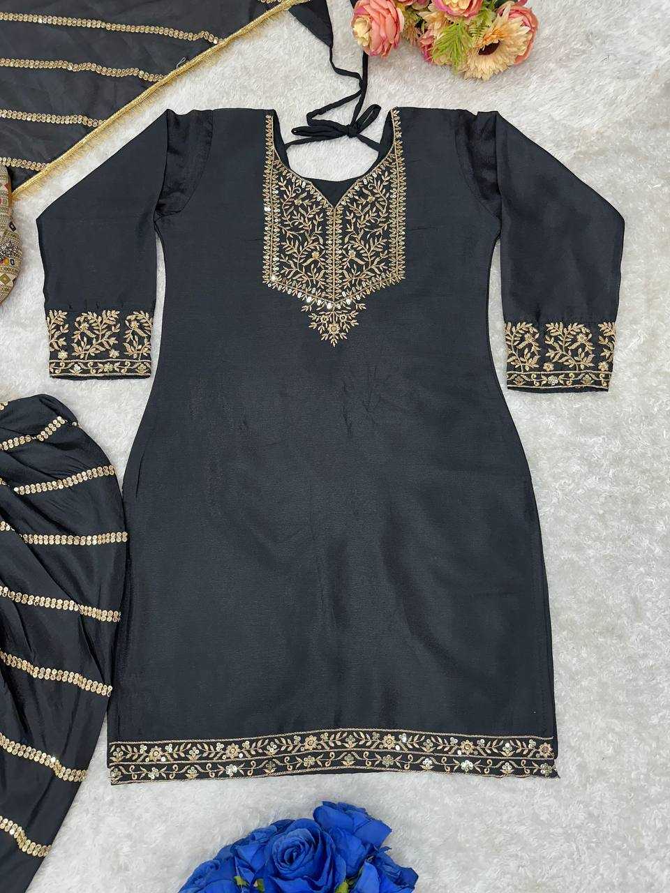 YNF CHINON SILK KESH147 222 SUITS & DRESSES WHOLESALE EMBROIDERY PATIALA LADIES SALWAR LADIES SILK DHOTI SALWAR PUNJABI SUITS MANUFACTURER