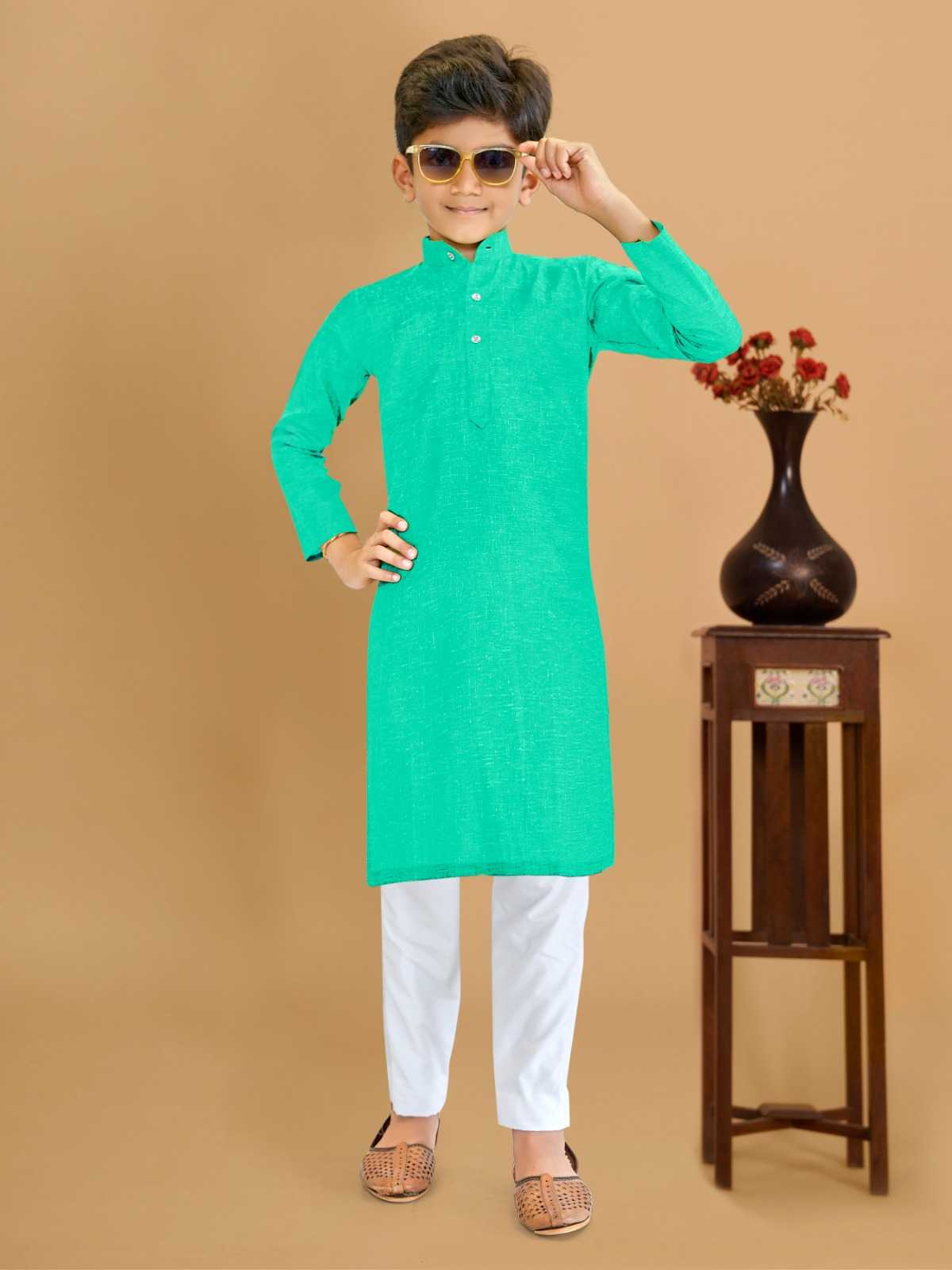  YNF COTTON RIN191 WTX07 KIDS WEAR WHOLESALE BOYS KURTA PYJAMA MANUFACTURER