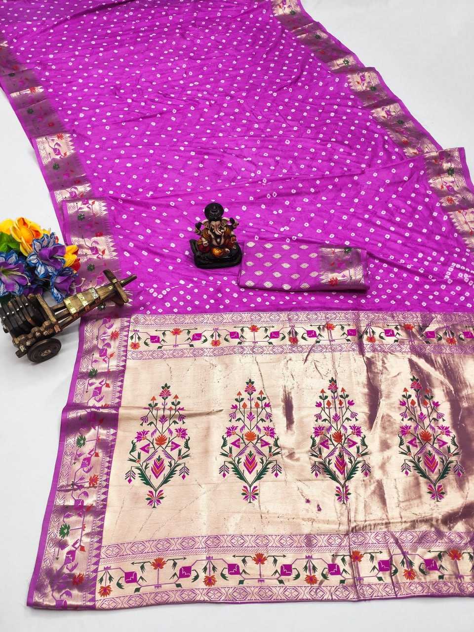 YNF DOLA SILK RIN183 JANKI SILK SAREES WHOLESALE PAITHANI SOFT SILK PRINTED SILK SAREES MANUFACTURER