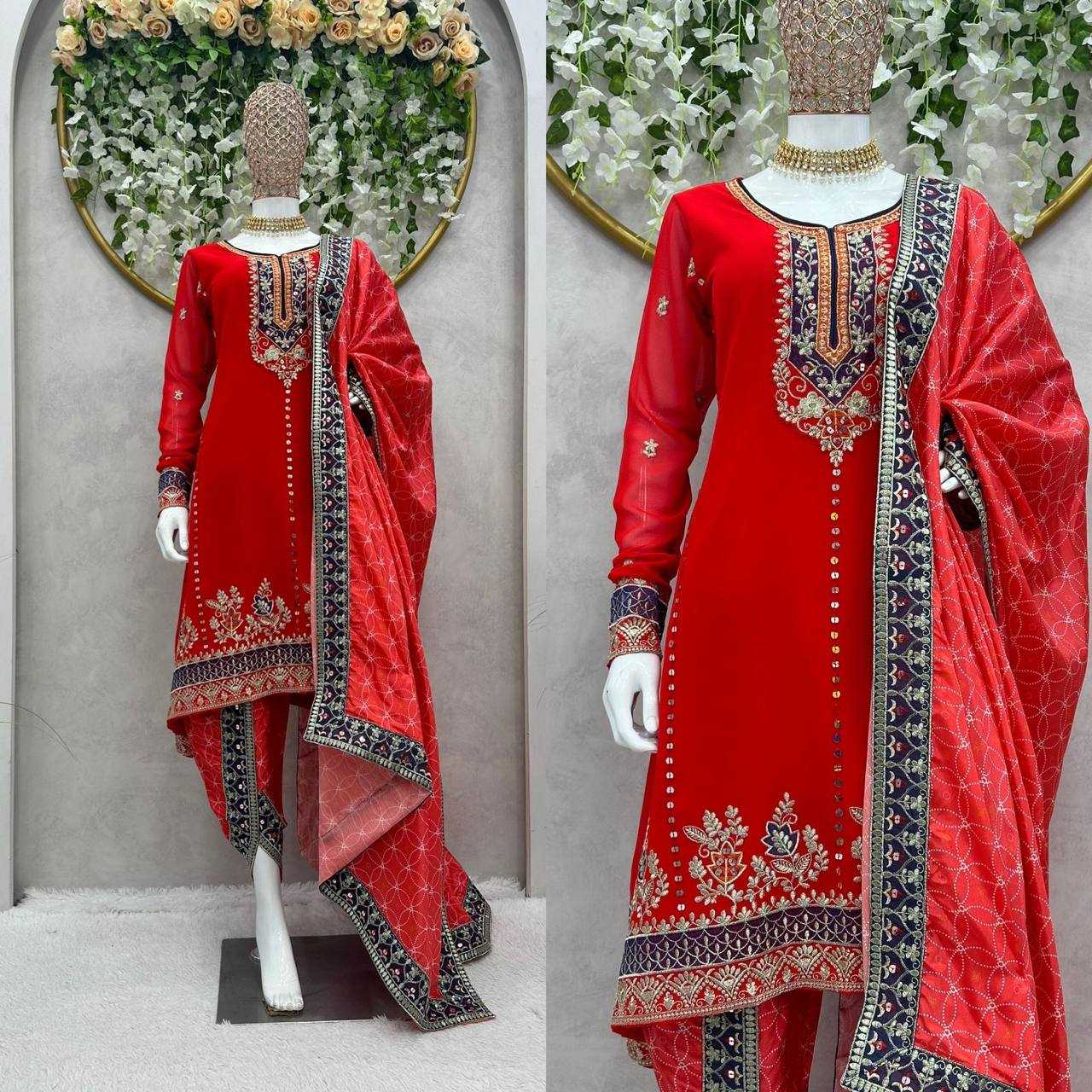 YNF FAUX GEORGETTE RIN133 1415 SUITS & DRESSES WHOLESALE PAITIALA LADIES SALWAR GEORGETTE DHOTI SALWAR SUITS MANUFACTURER