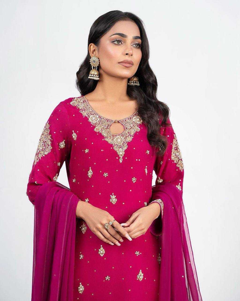 YNF GEORGETTE KESH149 1217 SUITS & DRESSES WHOLESALE SHARARA SALWAR EMBROIDERY GEORGETTE PARTY WEAR SUITS MANUFACTURER