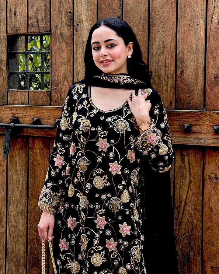 YNF GEORGETTE KESH149 1233 SUITS & DRESSES WHOLESALE LADIES PALAZZO EMBROIDERED PAKISTANI GEORGETTE SUITS MANUFACTURER