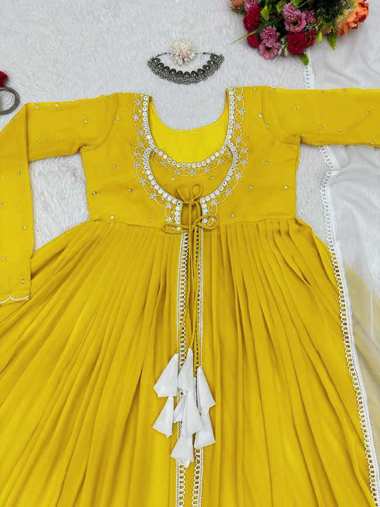 YNF GEORGETTE  RIN169 - 5584 SUIT WHOLESALE ALIA CUT,ANARKALI,GEORGETTE SUIT MANUFACTURER