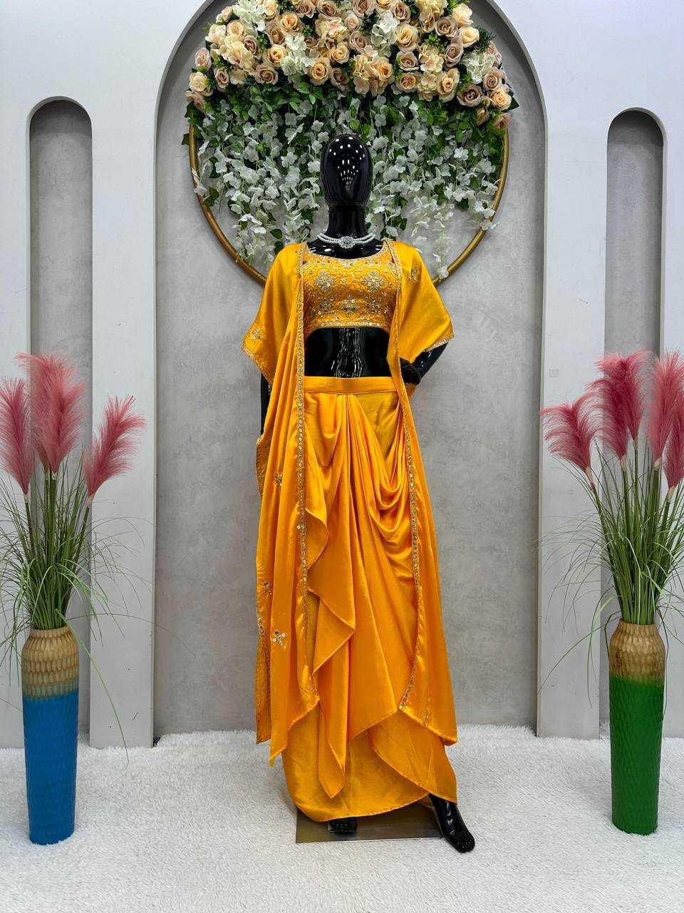 YNF JAPAN SARTIN RIN169 6464 SUIT WHOLESALE LADIES,WEDDING,DHOTI SALWAR SUIT MANUFACTURER