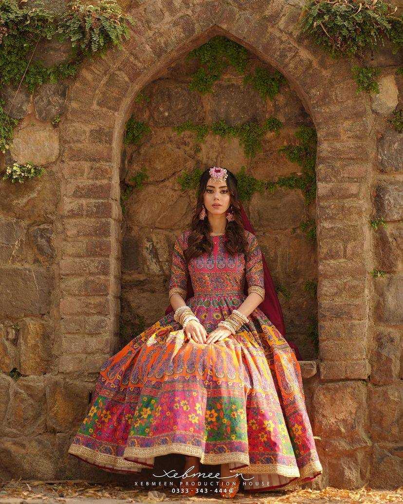 YNF MUSLIN COTTON KESH149 1255 GOWNS WHOLESALE ANARKALI LONG PRINTED GOWNS MANUFACTURER