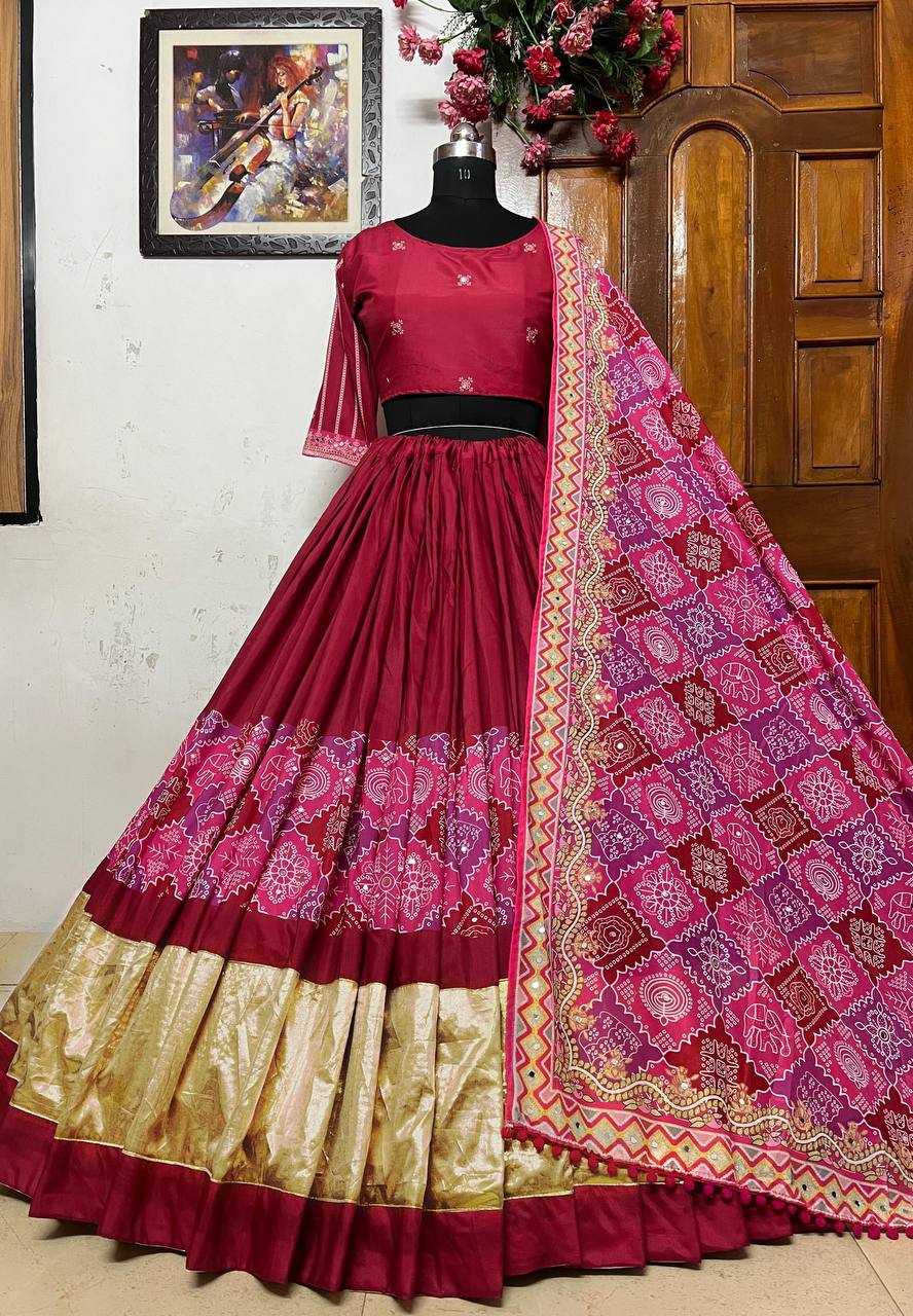 YNF MUSLIN COTTON KESH151 076 LEHENGAS WHOLESALE TRADITIONAL NAVRATRI CHANIYA CHOLI MANUFACTURER