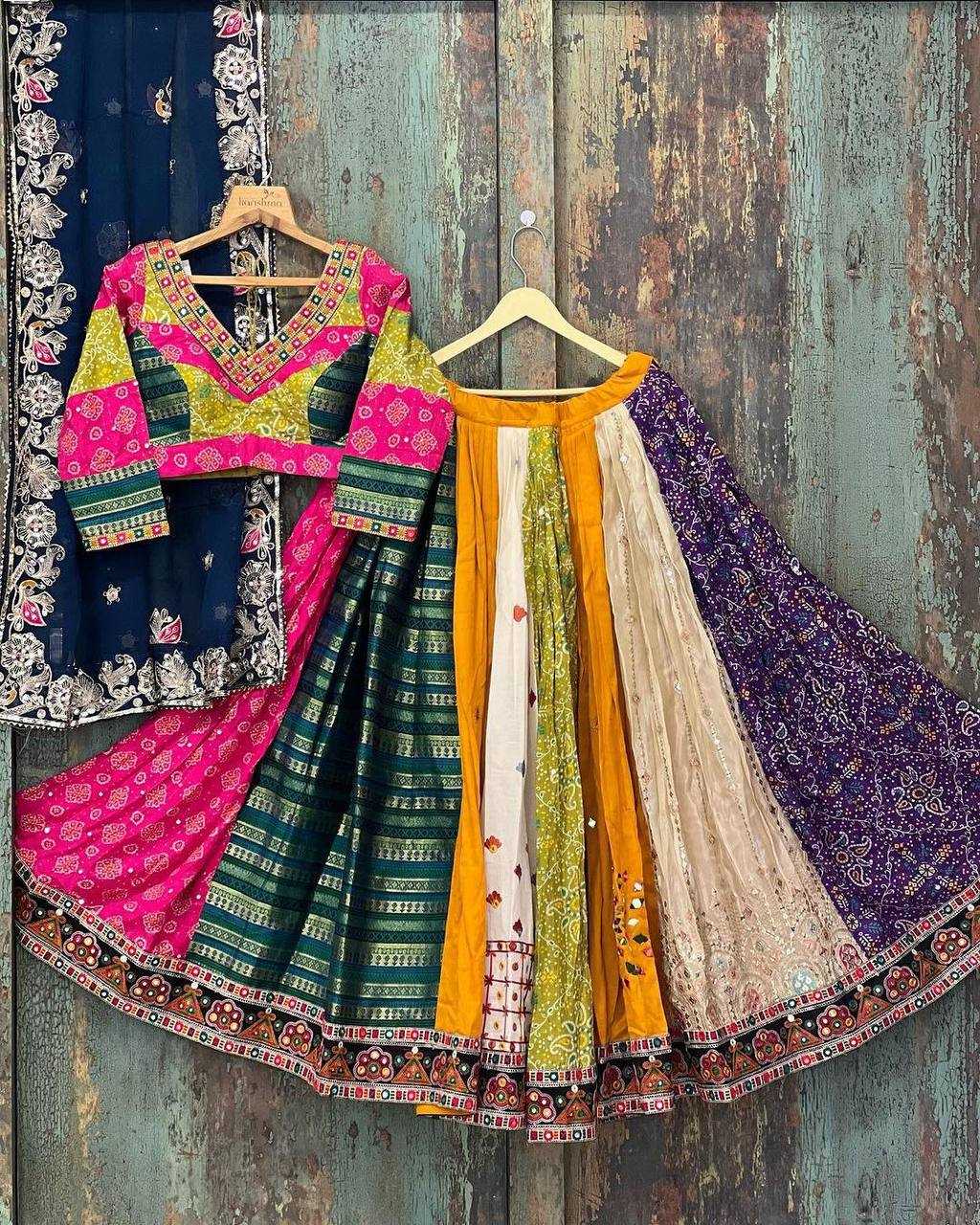 YNF MUSLIN COTTON KESH151 081 LEHENGAS WHOLESALE TRADITIONAL NAVRATRI CHANIYA CHOLI MANUFACTURER