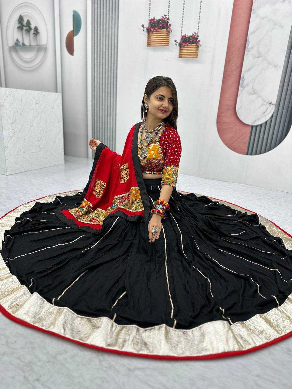 YNF PURE COTTON KESH120 175C LEHENGAS WHOLESALE TRADITIONAL NAVRATRI CHANIYA CHOLI MANUFACTURER