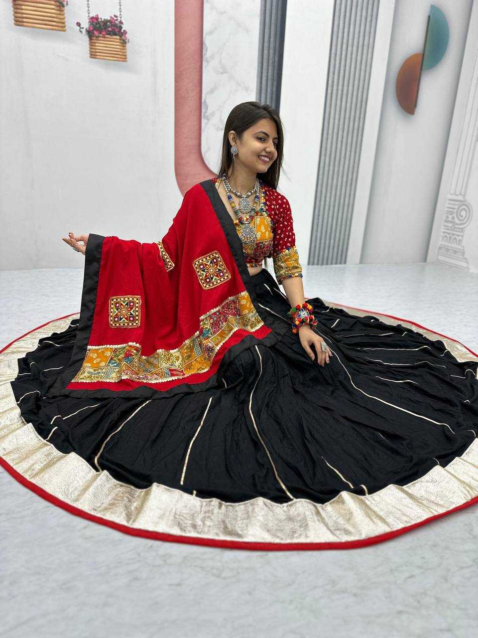 YNF PURE COTTON KESH120 175C LEHENGAS WHOLESALE TRADITIONAL NAVRATRI CHANIYA CHOLI MANUFACTURER