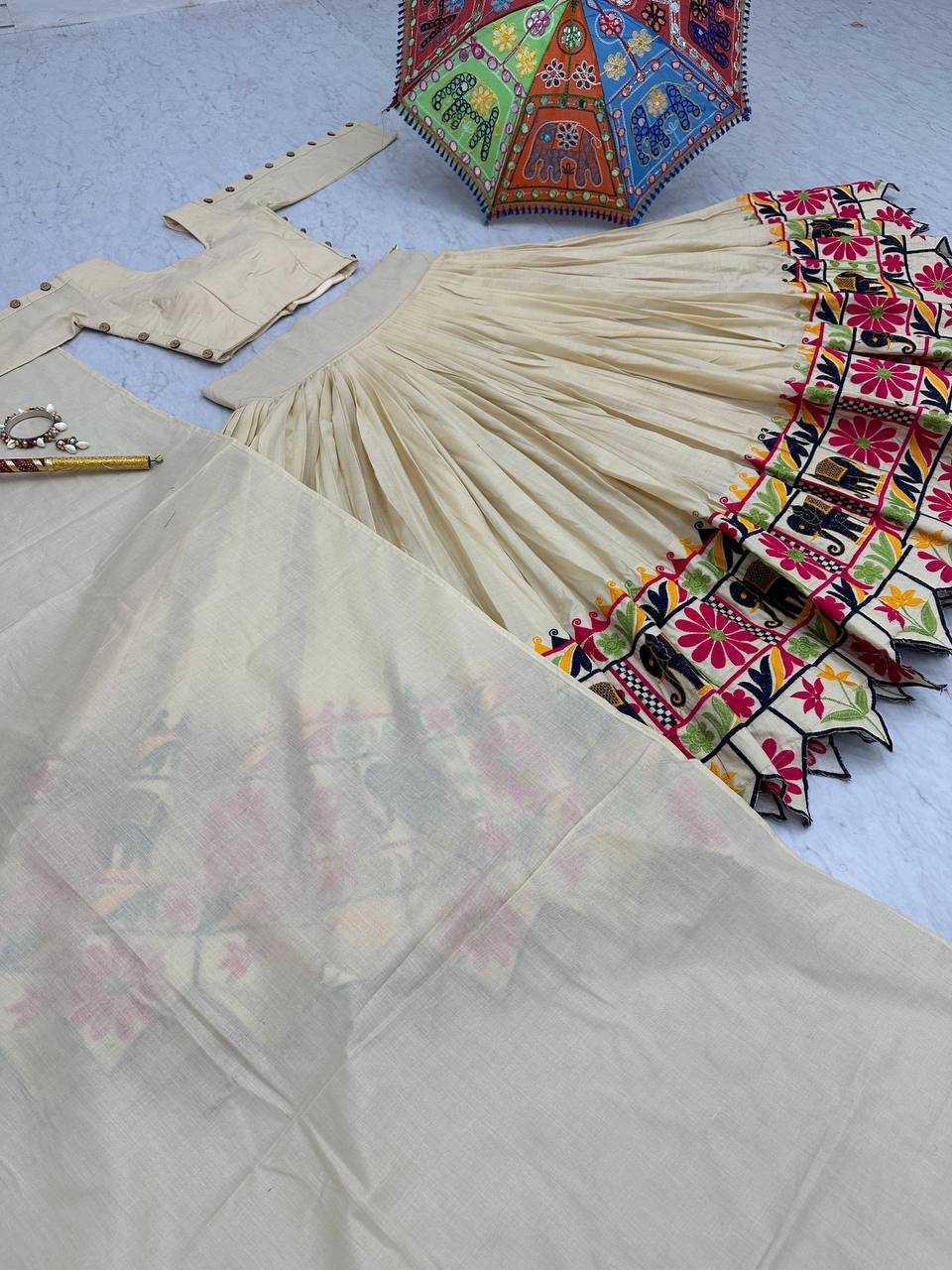 YNF PURE COTTON KESH120 186 LEHENGAS WHOLESALE NAVRATRI CHANIYA CHOLI TRADITIONAL LEHENGAS MANUFACTURER