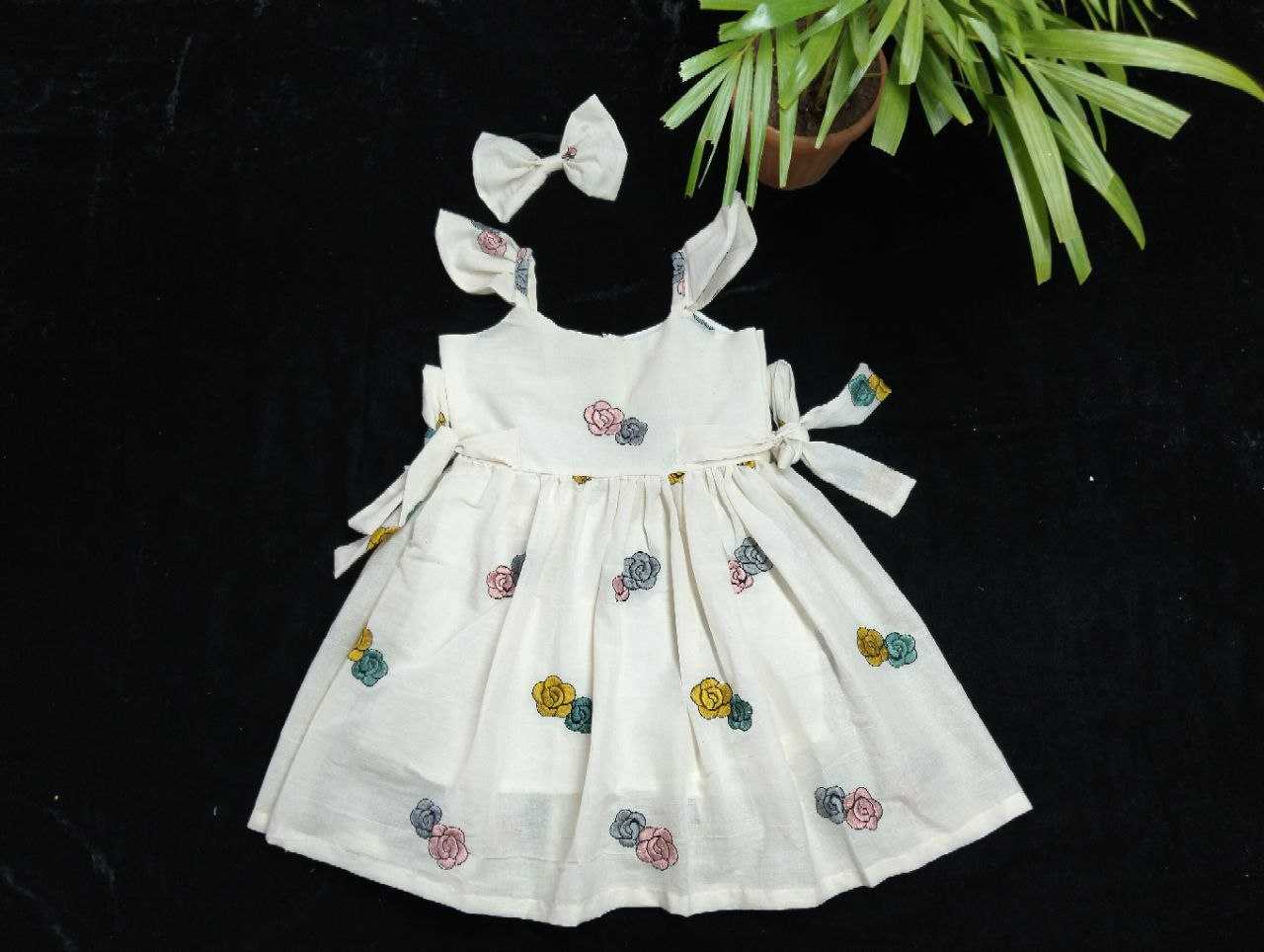 YNF PURE COTTON RIN107 BAB40 KIDS WEAR WHOLESALE KIDS FROCKS MANUFACTURER