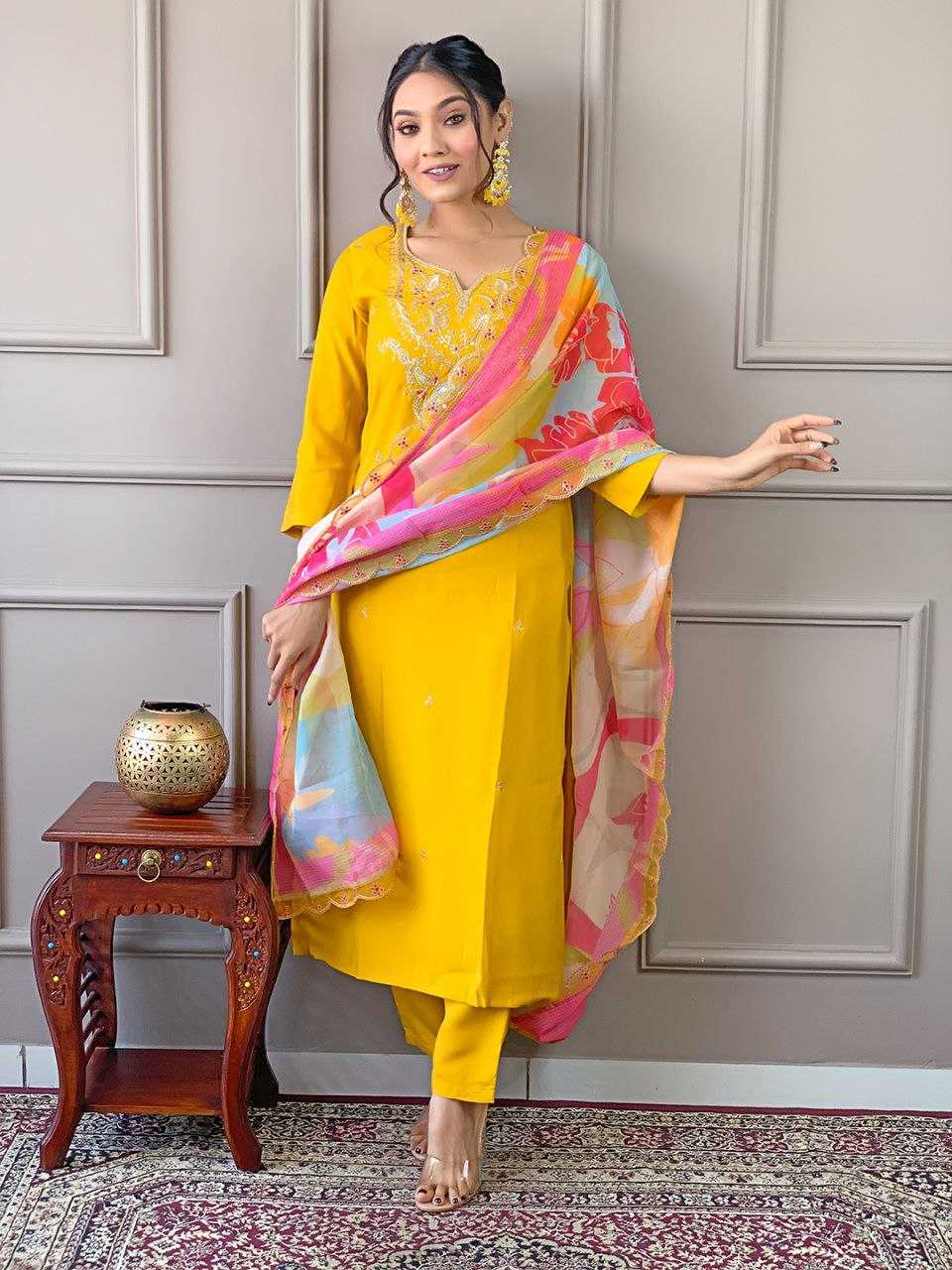 YNF PURE VISCOS RIN174 474 SUITS & DRESSES WHOLESALE LADIES LADIES SILK PARTY WEAR WEDDING CHANDERI SUITS MANUFACTURER