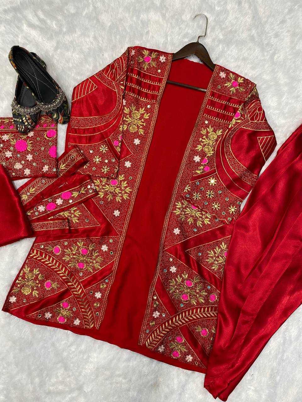 YNF SATIN SILK RIN141 1813 SUITS & DRESSES WHOLESALE EMBROIDERY PAITIALA LADIES SILK PARTY WEAR WEDDING DHOTI SALWAR SUITS MANUFACTURER