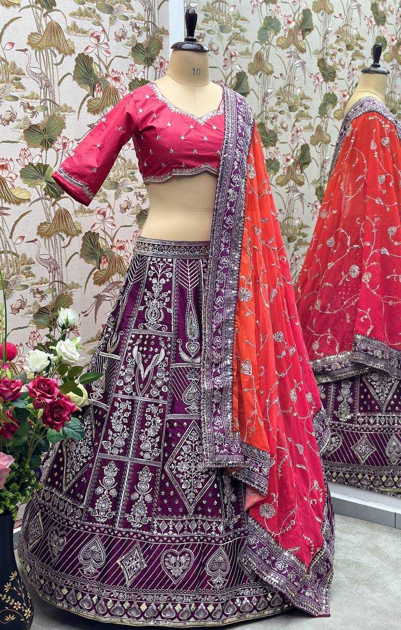 YNF SILK RIN114 5038 LEHENGAS WHOLESALE TRADITIONAL SILK CELEBRITY EMBROIDERED BOLLYWOOD LEHENGAS  MANUFACTURER