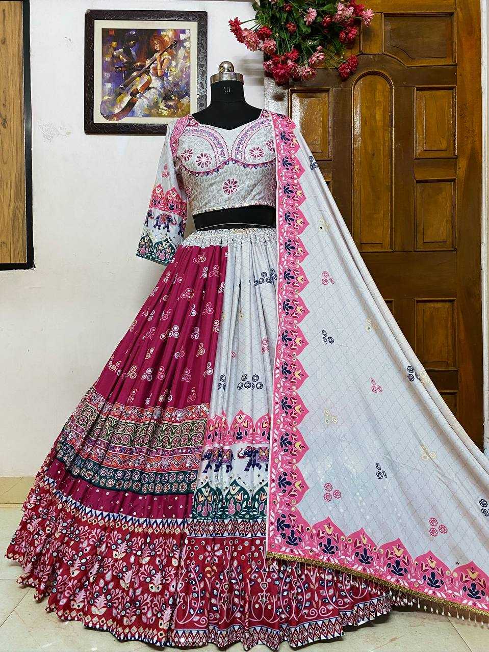 YNF SOFT BUTTER SILK KESH151 1042 LEHENGAS WHOLESALE TRADITIONAL EMBROIDERED NAVRATRI CHANIYA CHOLI MANUFACTURER