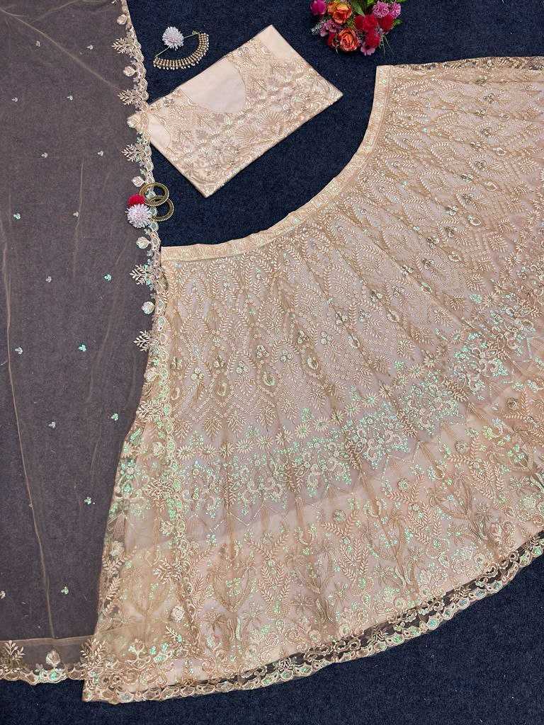 YNF SOFT NET RIN169-6456 LEHENGA WHOLESALE FANCY,WEDDING,NET LEHENGA MANUFACTURER