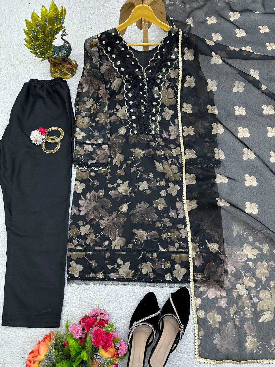 YNF TABBY SILK RIN133 1440 SUITS & DRESSES WHOLESALE LADIES PRINTED LADIES SILK ZARI WORK SUITS MANUFACTURER