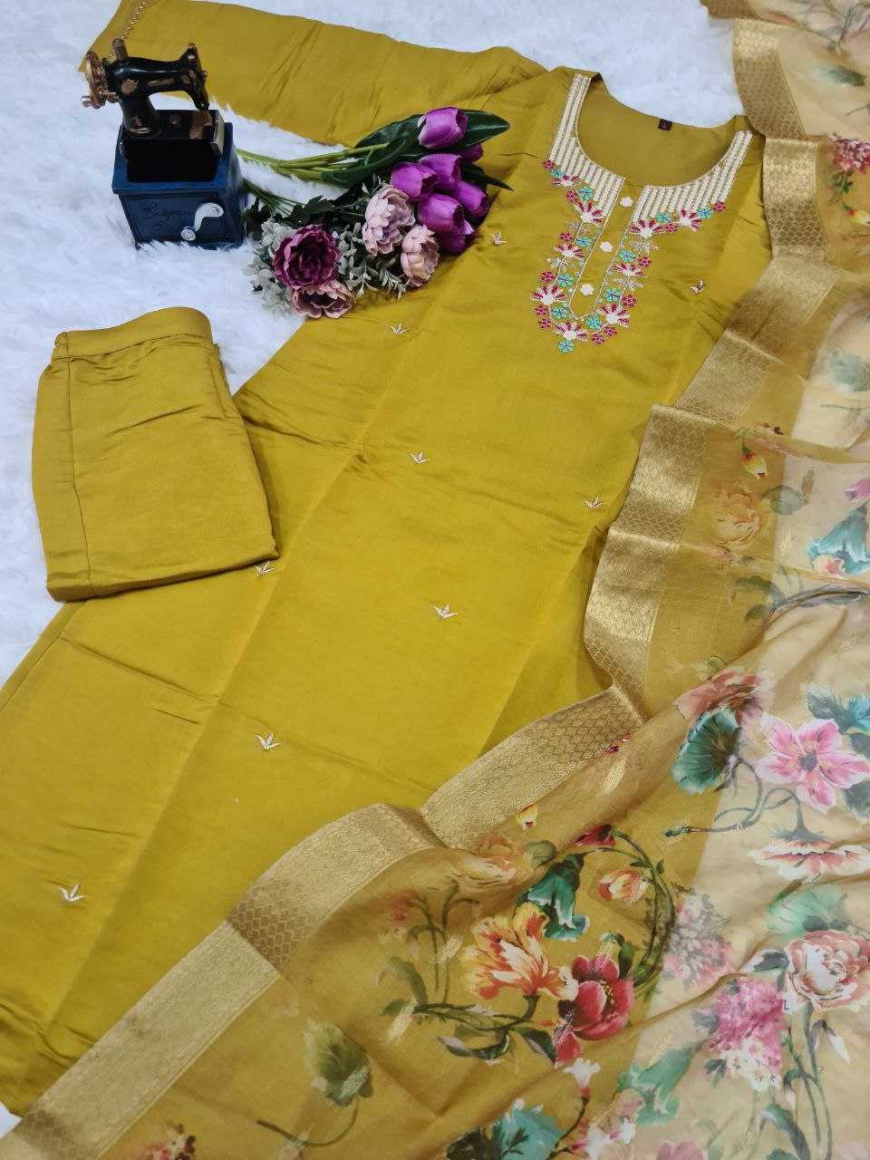 YNF VISCOSE CHANDERI RIN174 APOORVA SUITS & DRESSES WHOLESALE LADIES EMBROIDERY LADIES SILK PARTY WEAR CHANDERI SUITS MANUFACTURER