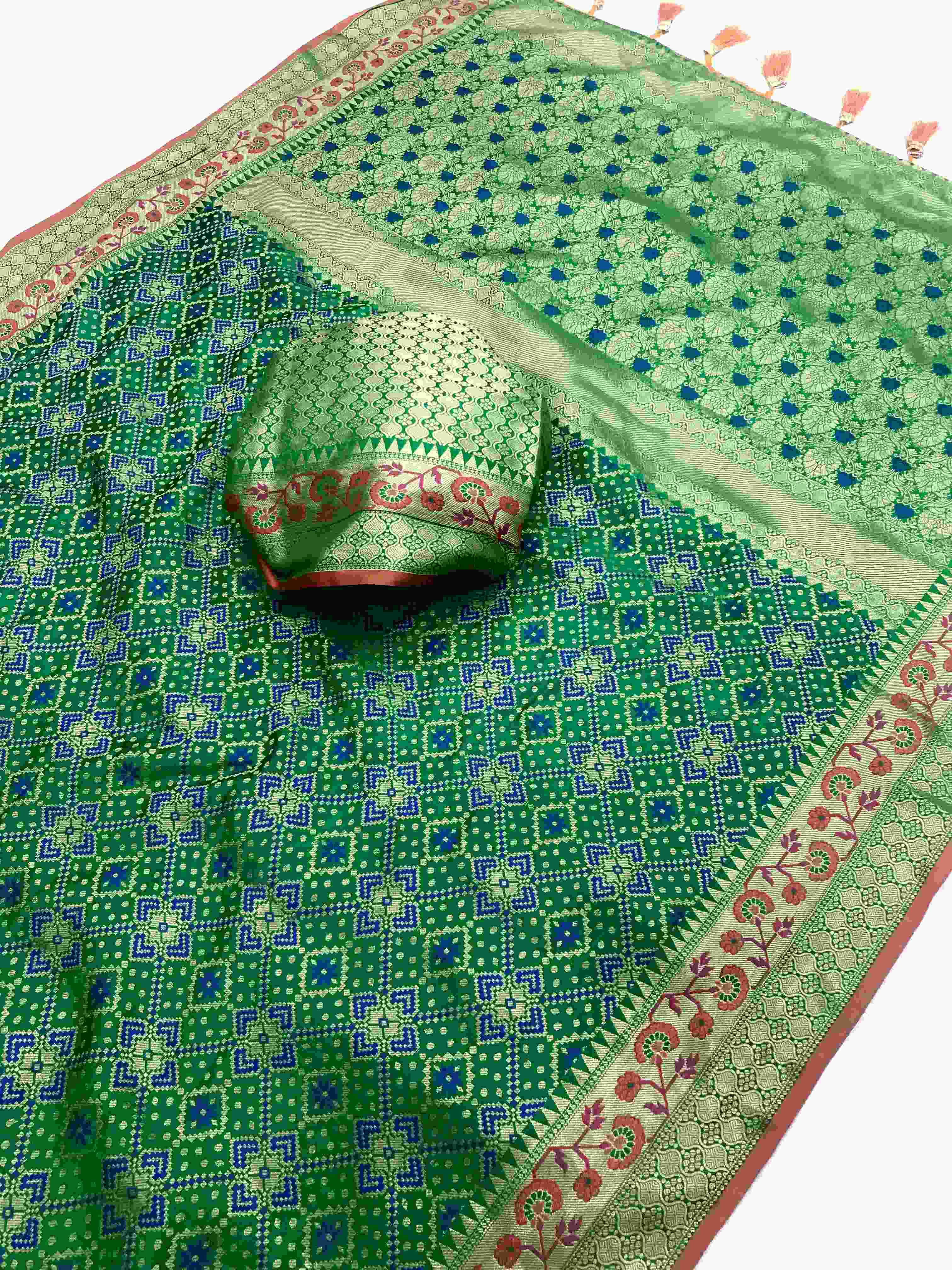 YNF BANARASI KESH182 GLANZA SILK SAREES WHOLESALE BANARASI PATOLA TRADITIONAL SAREES MANUFACTURER