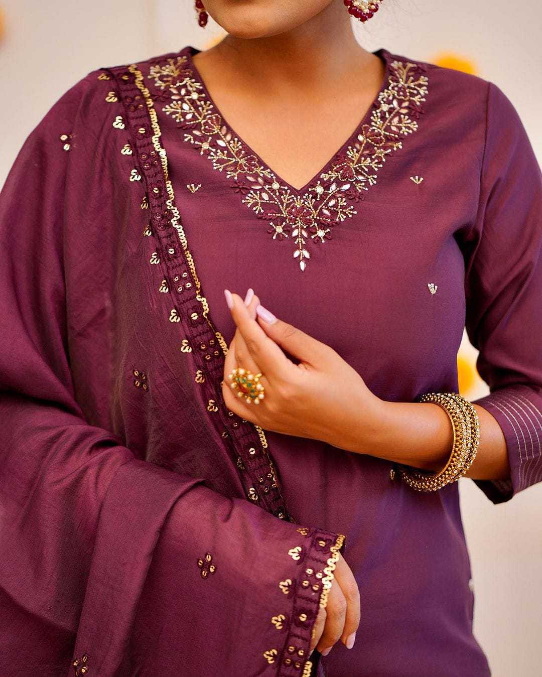 YNF CHANDERI COTTON RIN158 Samira SUITS & DRESSES WHOLESALE EMBROIDERY COTTON WEDDING CHANDERI DIWALI COLLECTIONS SUITS MANUFACTURER