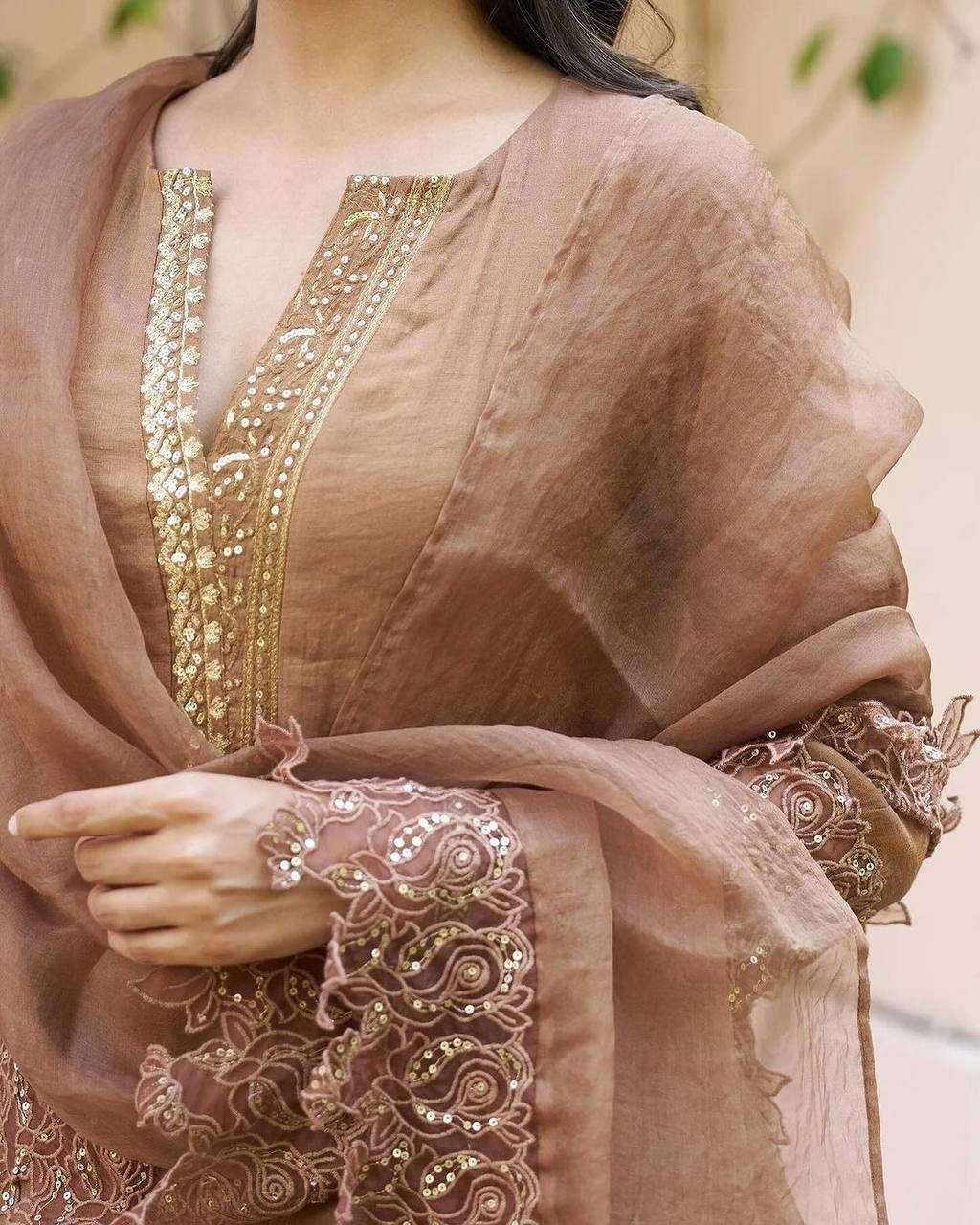 YNF CHANDERI SILK KESH122 472 SUITS & DRESSES WHOLESALE EMBROIDERY LADIES SILK PARTY WEAR CHANDERI SUITS  MANUFACTURER