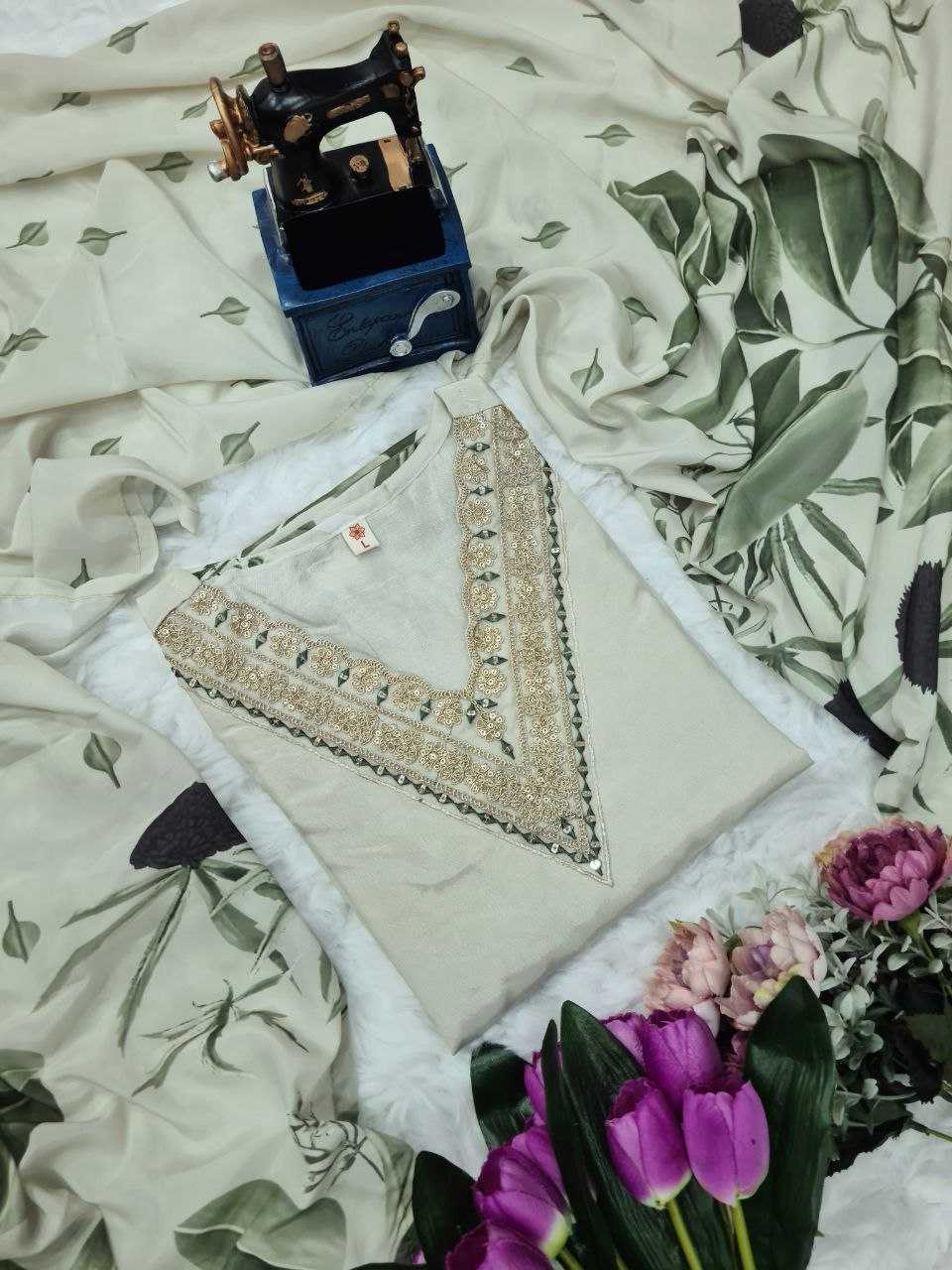 YNF CHANDERI SOFT RIN174 525 SUITS & DRESSES WHOLESALE PRINTED EMBROIDERY LADIES PARTY WEAR CHANDERI DIWALI COLLECTIONS SUITS MANUFACTURER