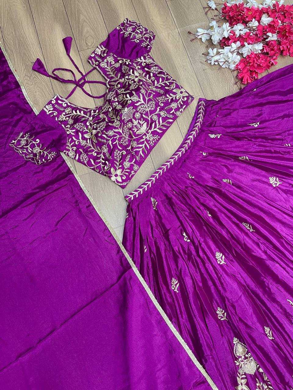 YNF CHINON KESH120 127 LEHENGAS WHOLESALE TRADITIONAL SILK EMBROIDERED LEHENGAS MANUFACTURER