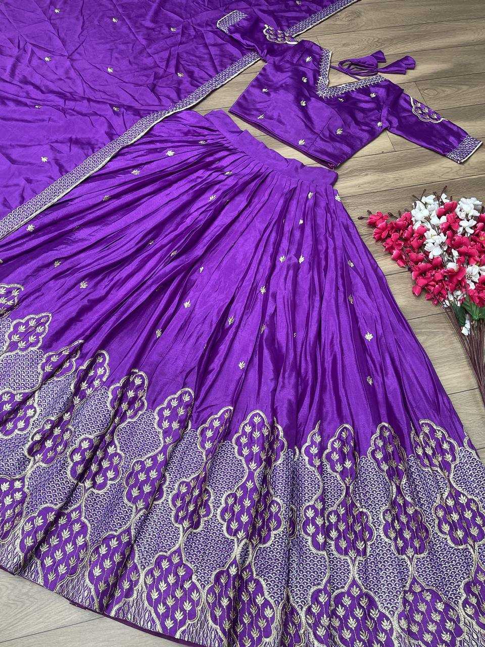 YNF CHINON KESH120 135 LEHENGAS WHOLESALE TRADITIONAL SILK EMBROIDERED LEHENGAS MANUFACTURER