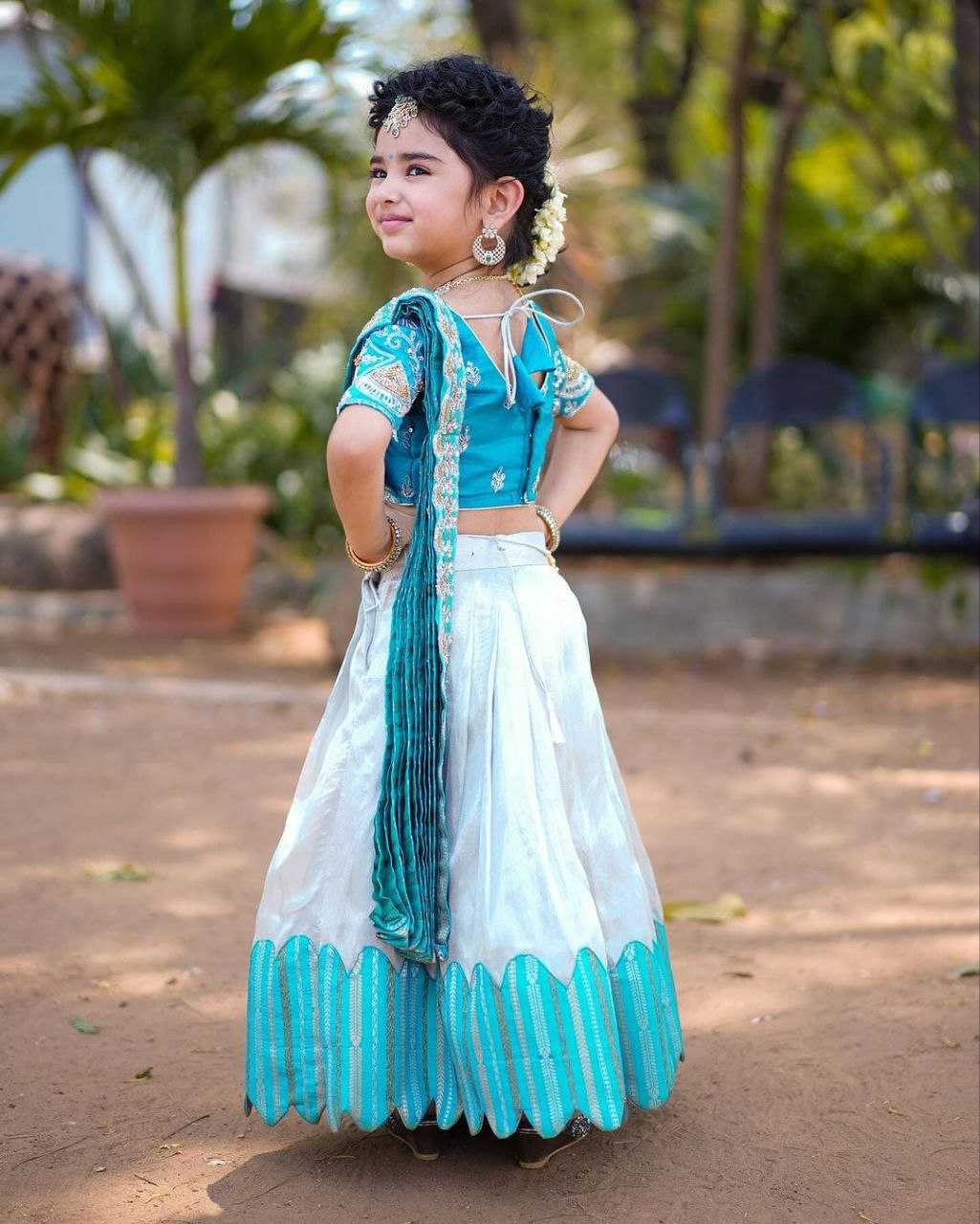 YNF CHINON SILK KESH168 MNT06 KIDS WEAR WHOLESALE KIDS LEHENGA KIDS TRADITIONAL OUTFITS KIDS LEHENGA CHOLI KIDS FESTIVE WEAR KIDS WEDDING OUTFITS MANUFACTURER