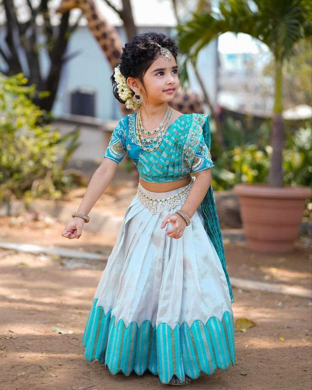 YNF CHINON SILK KESH168 MNT06 KIDS WEAR WHOLESALE KIDS LEHENGA KIDS TRADITIONAL OUTFITS KIDS LEHENGA CHOLI KIDS FESTIVE WEAR KIDS WEDDING OUTFITS MANUFACTURER