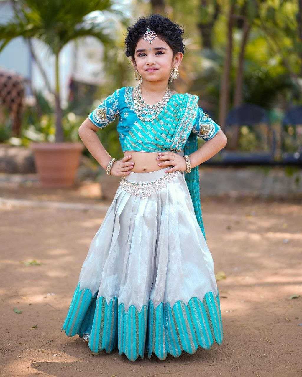 YNF CHINON SILK KESH168 MNT06 KIDS WEAR WHOLESALE KIDS LEHENGA KIDS TRADITIONAL OUTFITS KIDS LEHENGA CHOLI KIDS FESTIVE WEAR KIDS WEDDING OUTFITS MANUFACTURER