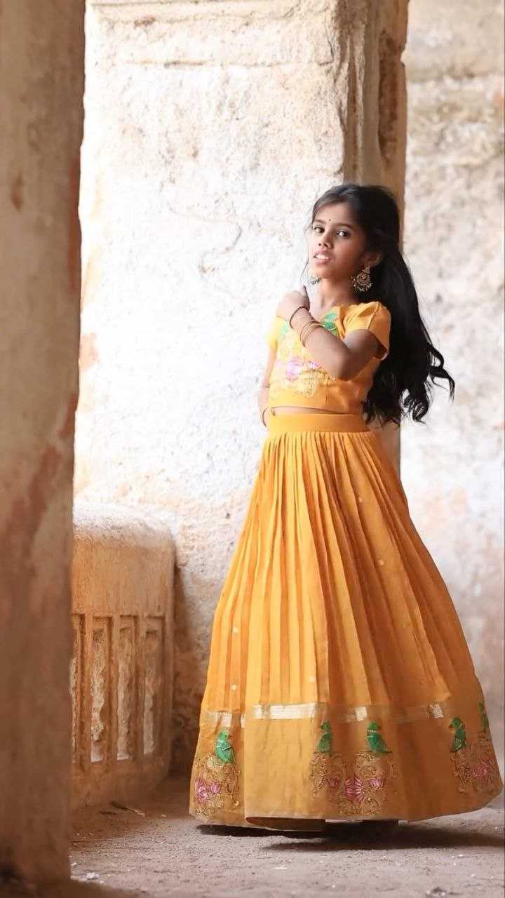 YNF CHINON SILK KESH168 MNT07 KIDS WEAR WHOLESALE KIDS LEHENGA KIDS ETHNIC WEAR KIDS TRADITIONAL OUTFITS KIDS LEHENGA CHOLI KIDS FESTIVE WEAR MANUFACTURER