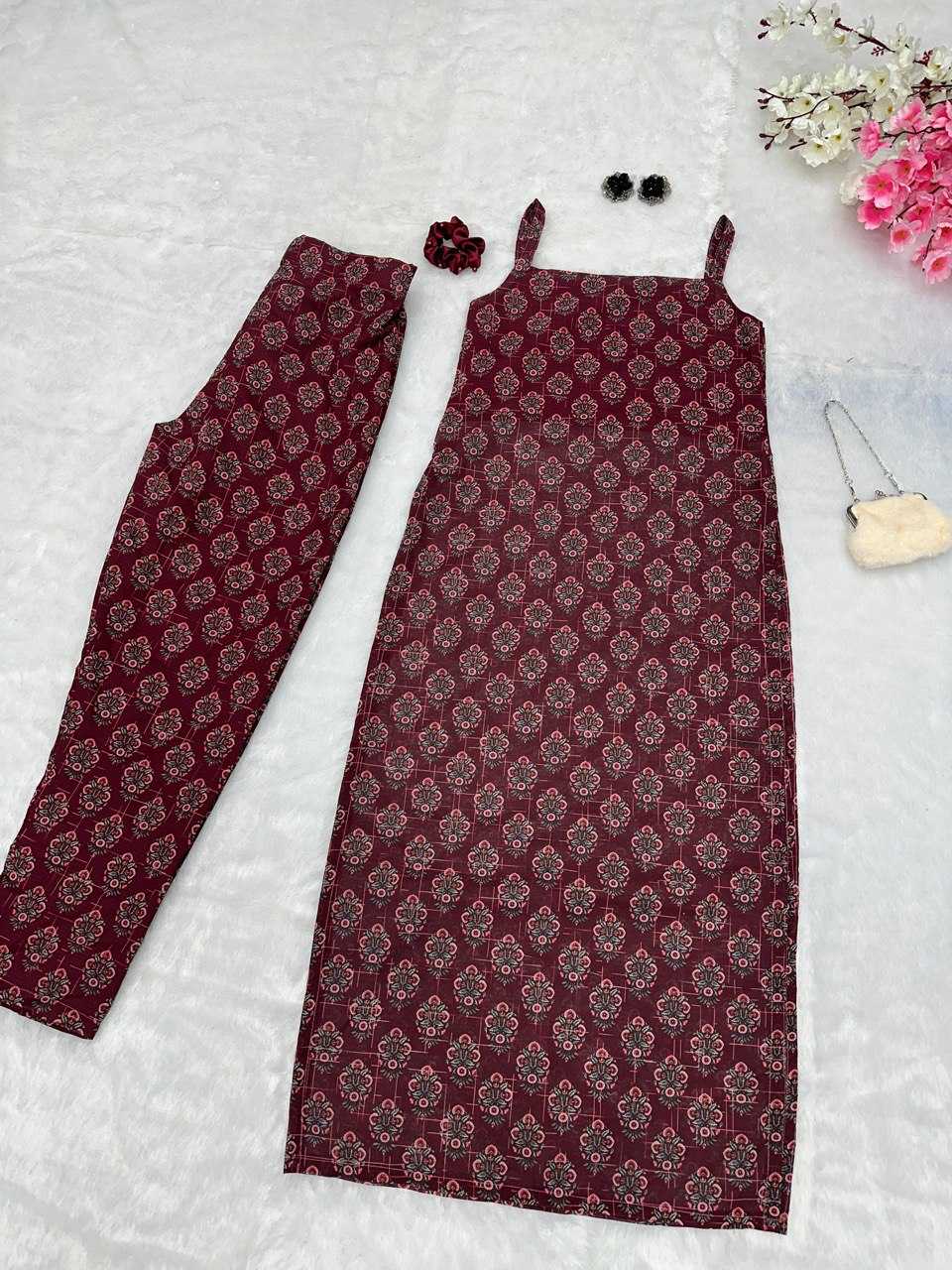 YNF COTTON KESH154 220 KURTIS WHOLESALE COTTON PRINTED LONG KURTIS WITH BOTTOM MANUFACTURER