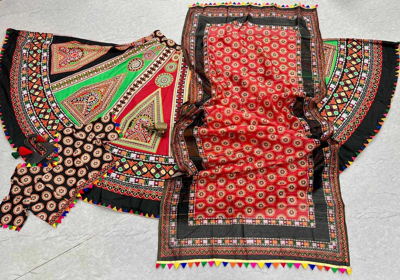 YNF COTTON KESH211 LDY63 LEHENGAS WHOLESALE TRADITIONAL PRINTED CHANIYA CHOLI NAVRATRI CHANIYA CHOLI MANUFACTURER